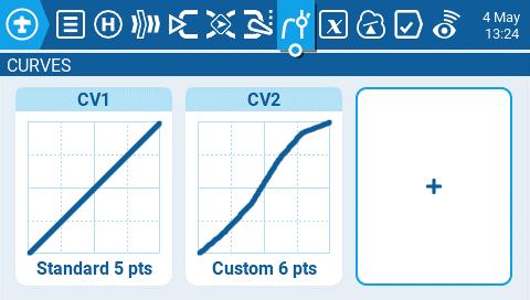 Curves screen