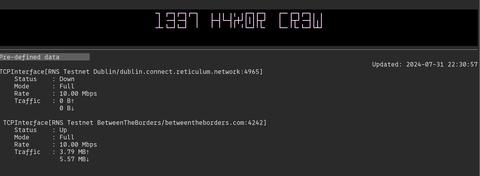 Приклад сторінки hello world у NomadNet