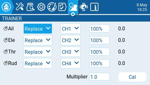 Trainer Screen