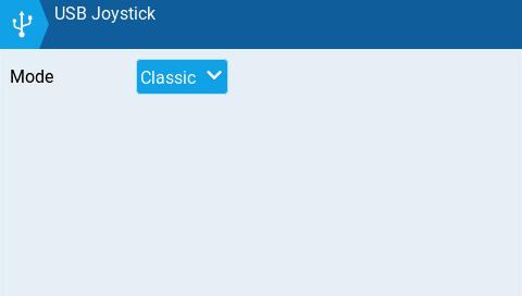 Режим USB Joystick Classic