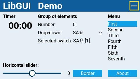 LibGUI Demo Widget