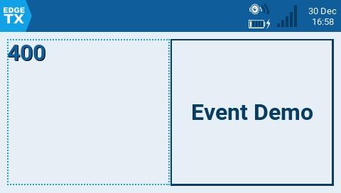 Counter and Event Demo Widgets
